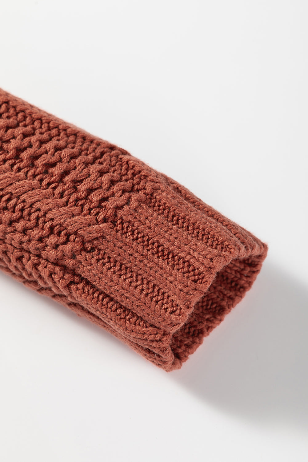 Threaded Pear Willaira Slouchy Textured Knit Sweater