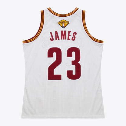 Mitchell & Ness Men's NBA White Jersey Cavaliers 2015 Lebron James