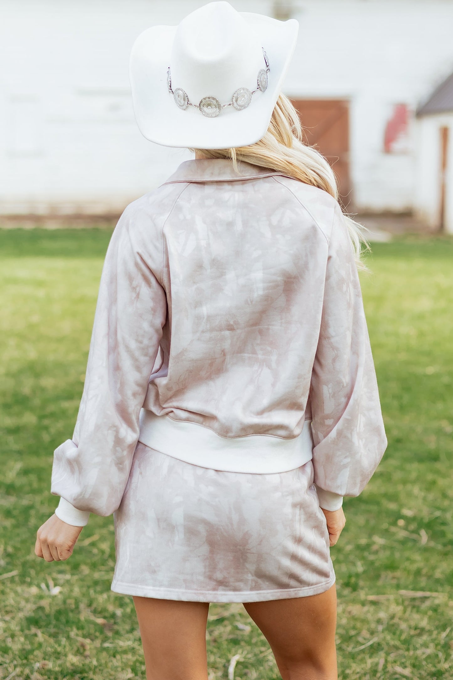 Threaded Pear Romina Drawstring Mini Skort Set