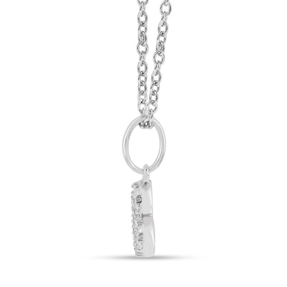 Lab Grown Diamond Heart Pave Pendant