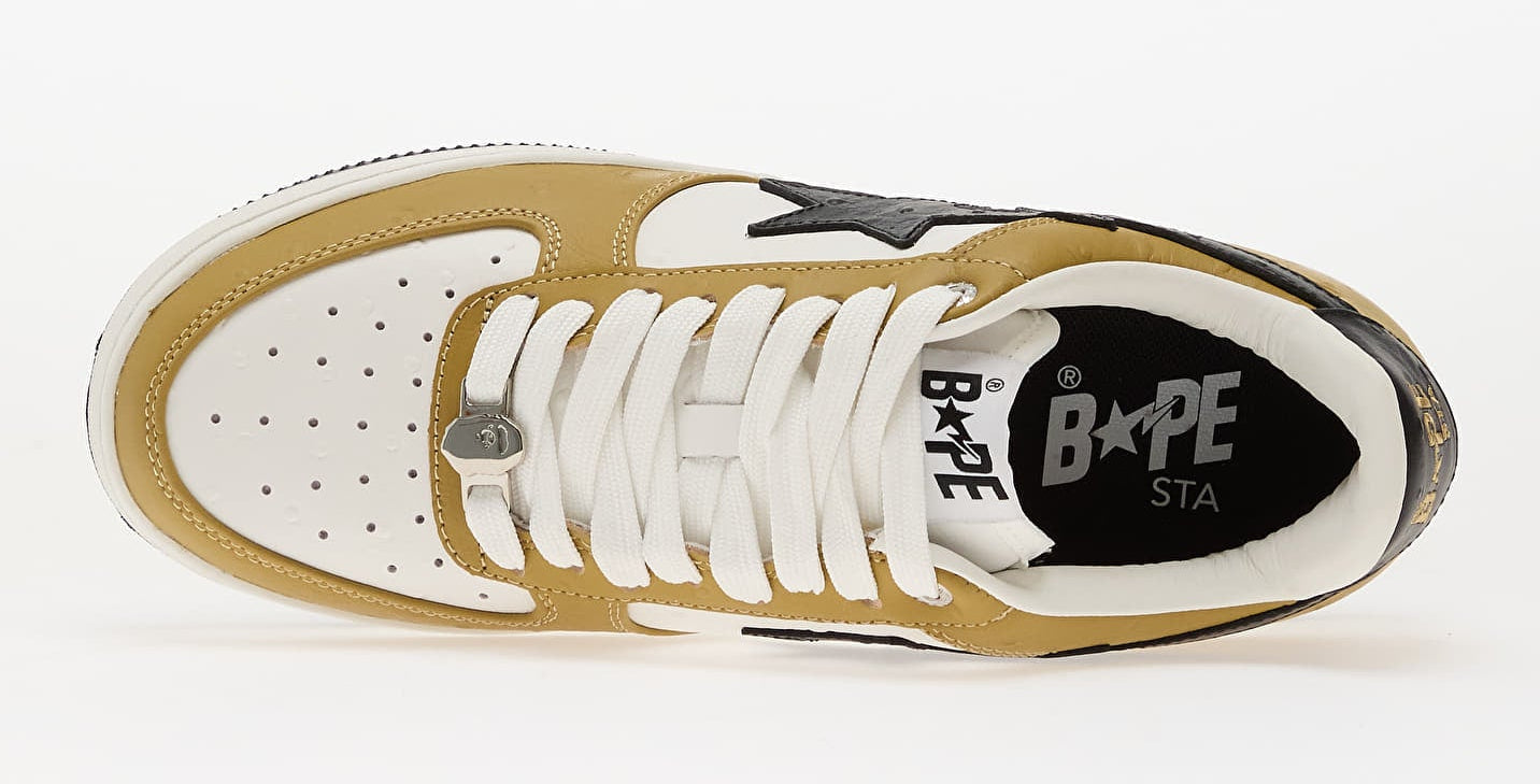 Men's A Bathing Ape BAPE Sta #3 M2 - Brown/Black Ostrich