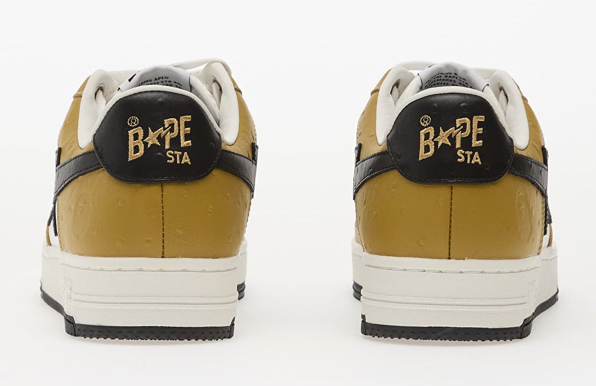Men's A Bathing Ape BAPE Sta #3 M2 - Brown/Black Ostrich
