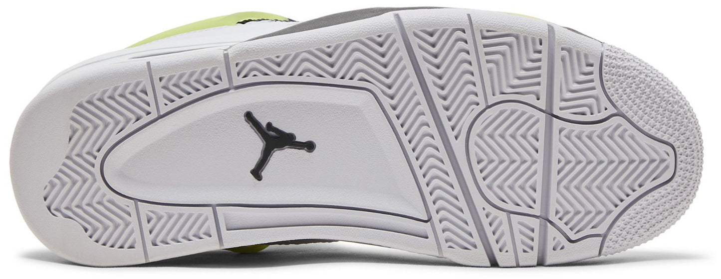 Air Jordan Grade School Retro 4 'Light Lemon Twist' Gs (Gs)