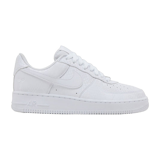 Nike Men's Air Force 1 Low 'Kobe Bryant Forever White' Sneakers