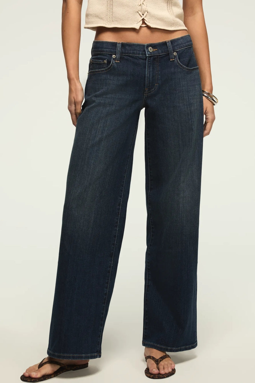 Lucky Brand Women's Mid Rise Sweet Wide Leg - New Heights Wash