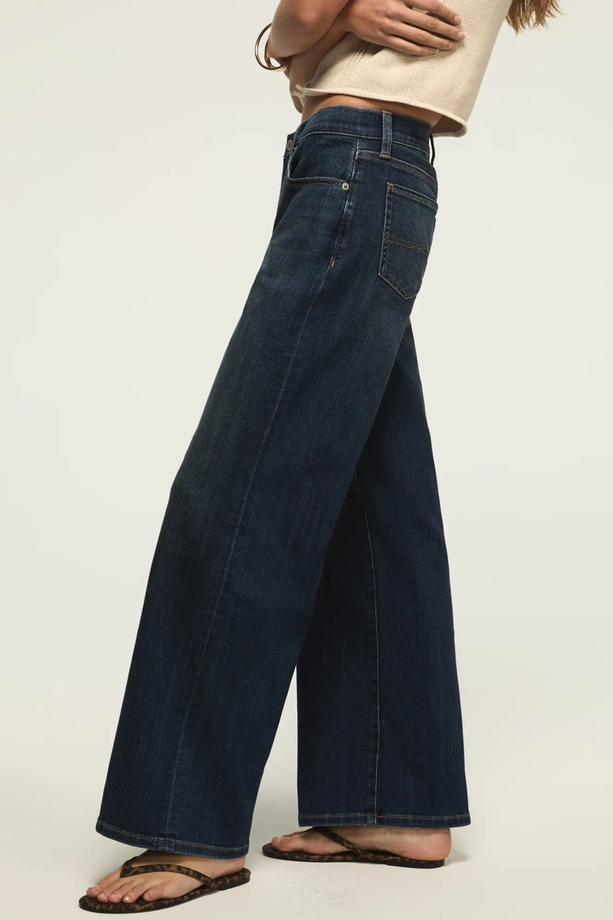 Lucky Brand Women's Mid Rise Sweet Wide Leg - New Heights Wash