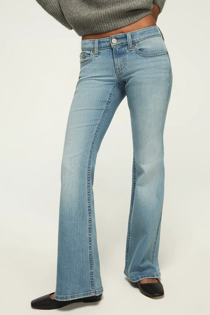 Lucky Brand Women's Low Rise Flare - Purity Wash