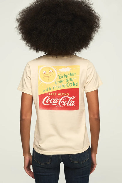 Lucky Brand Women's Coca Cola Brighten Your Day Classic Crew
