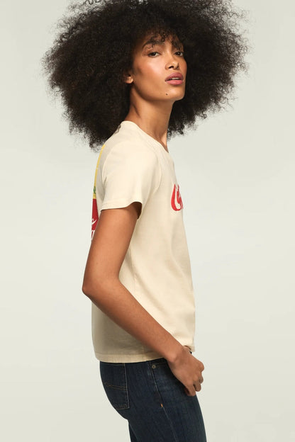 Lucky Brand Women's Coca Cola Brighten Your Day Classic Crew