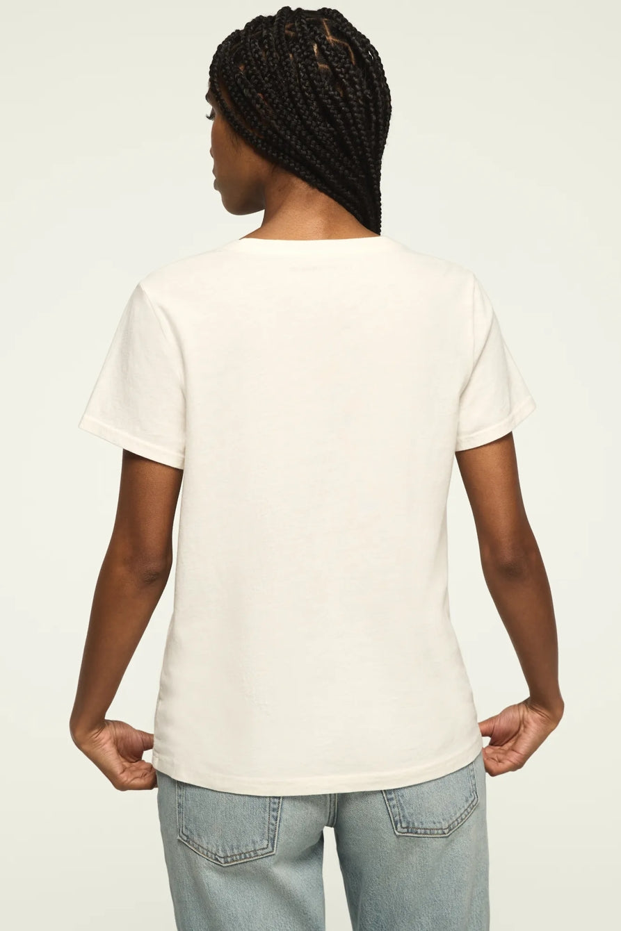 Lucky Brand Women's Enjoy My Charm Classic Crew - Gardenia
