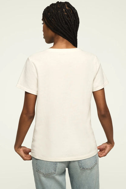 Lucky Brand Women's Enjoy My Charm Classic Crew - Gardenia