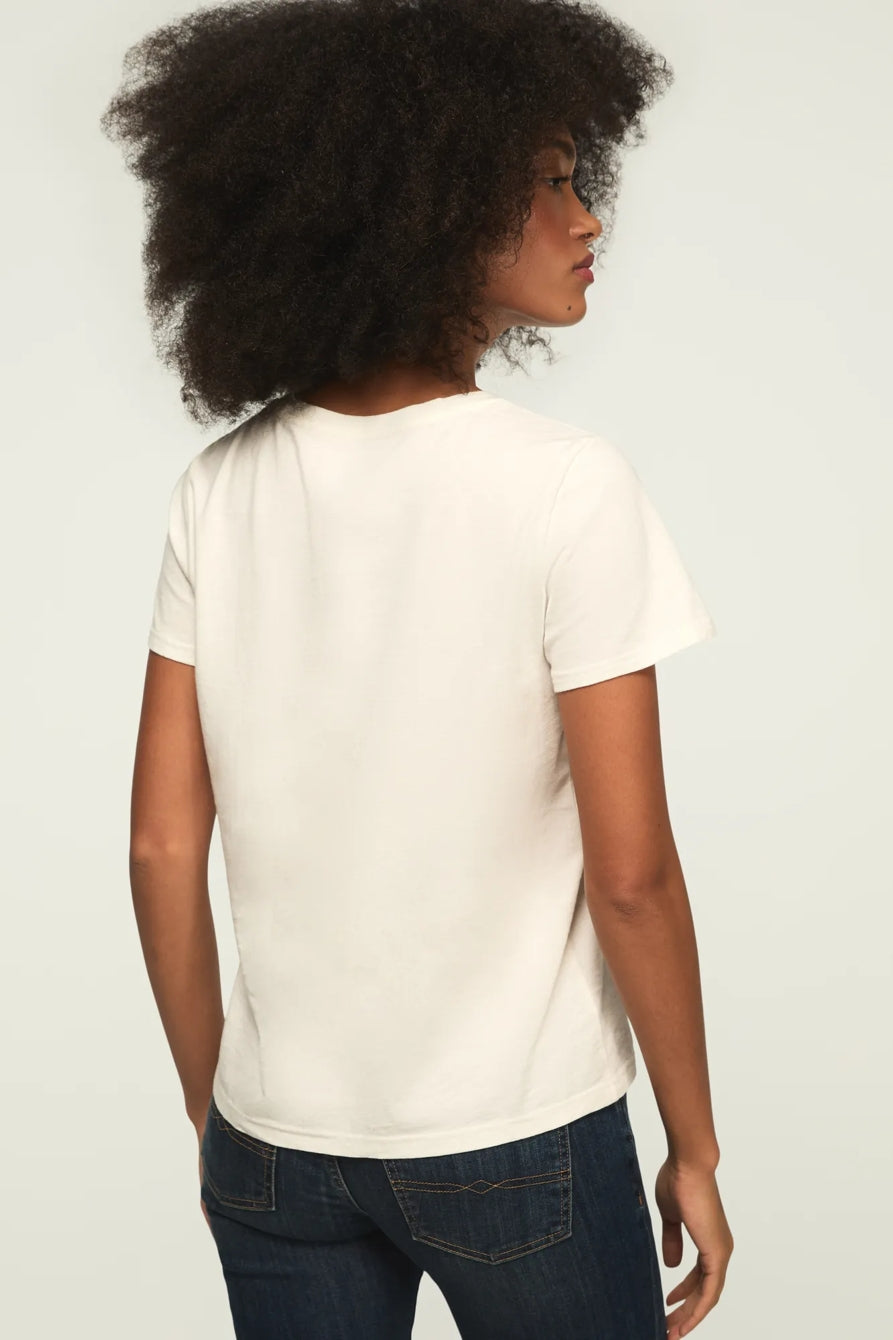 Lucky Brand Women's Stay Lucky Card Classic Crew - Gardenia – Zulily