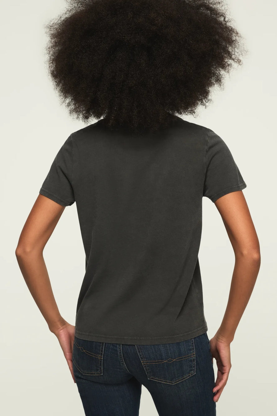 Lucky Brand Women's Rolling Stones Clover Lips Classic Crew