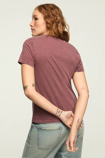 Lucky Brand Women's Rolling Stones Lace Lips Classic Crew