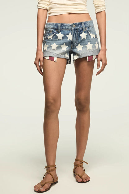 Lucky Brand Women's Lucky Legend Low Rise Festival Short
