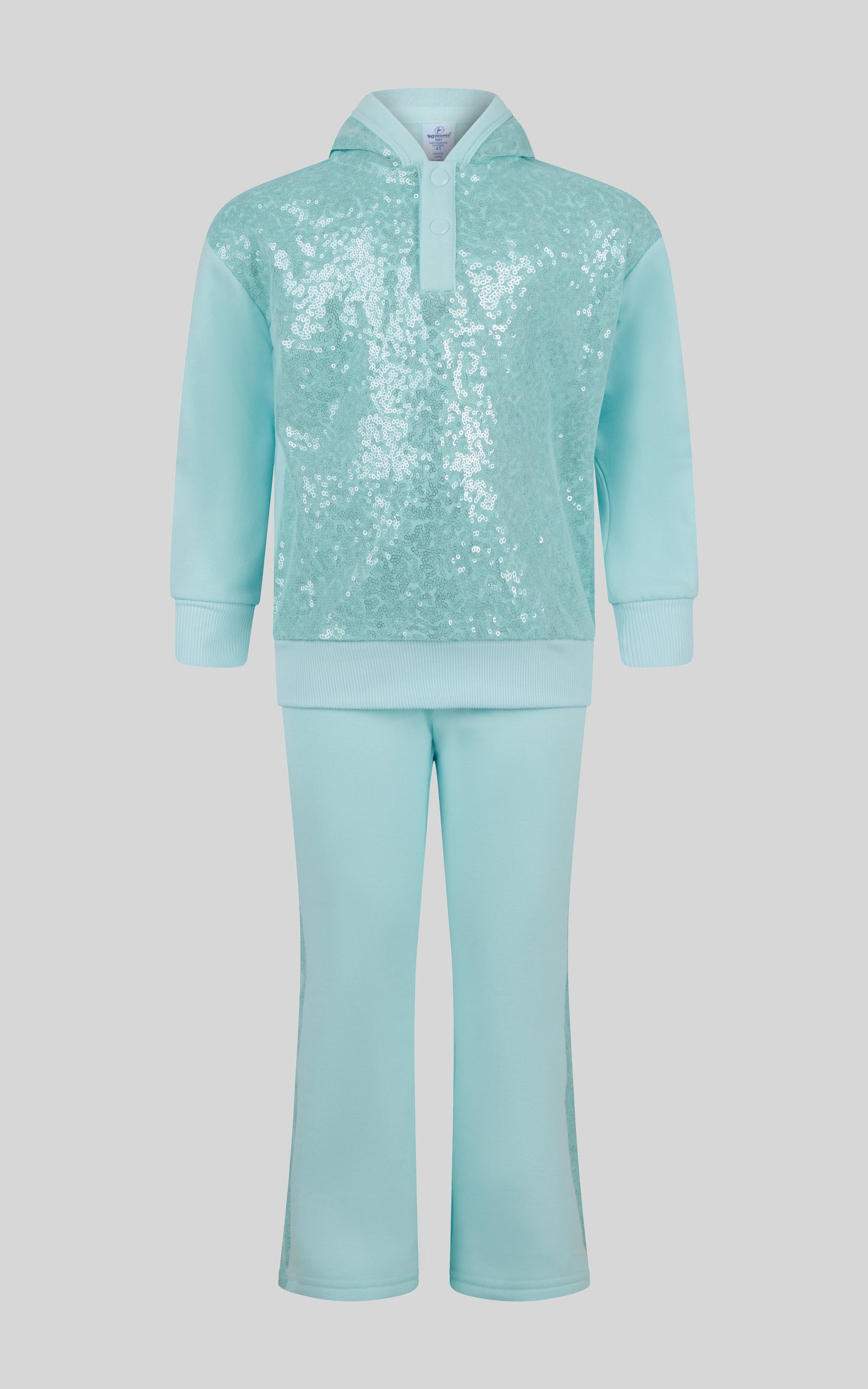 Toddler Girls 2 PC Brushed Terry Pullover and Flared Pant