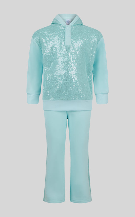 Toddler Girls 2 PC Brushed Terry Pullover and Flared Pant