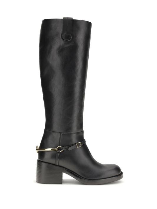 Boots Dakota Black Calfskin