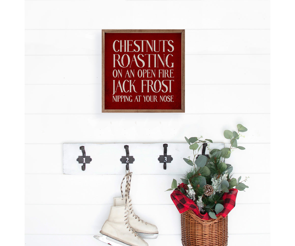 Kendrick Home Chestnuts Roasting Red