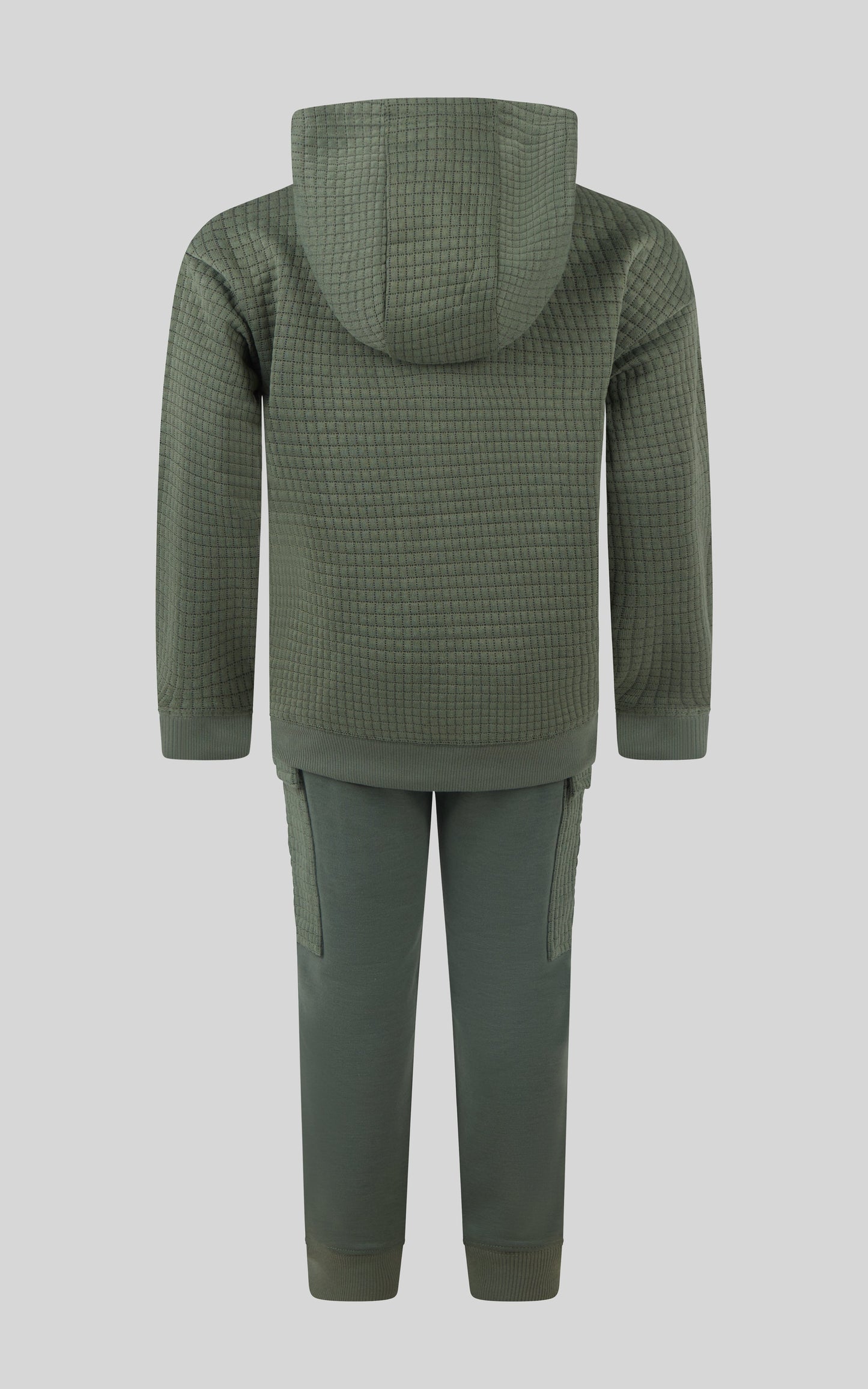 Toddler Boys 2 PC Quilted Hoodie and Jogger Set