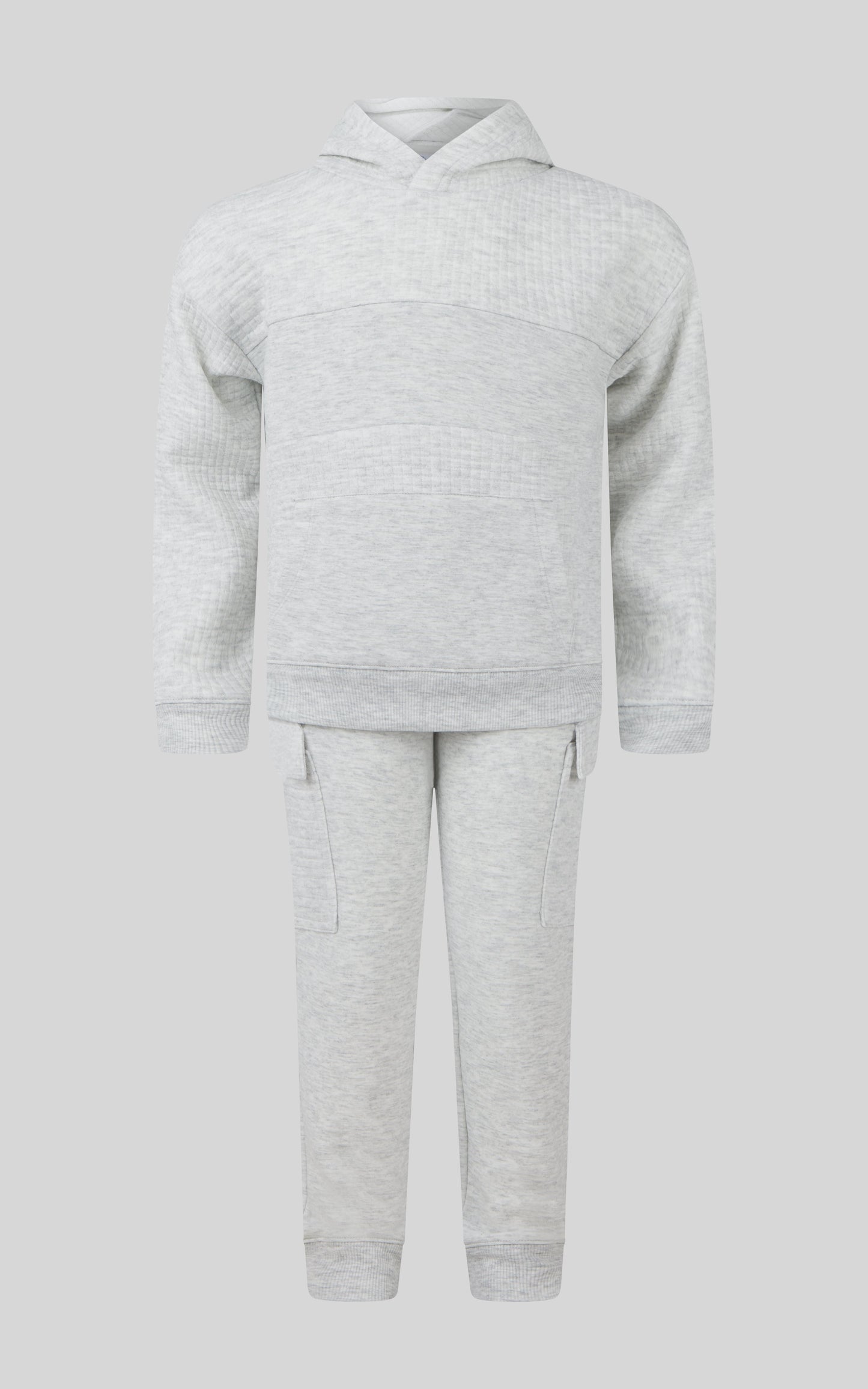 Toddler Boys 2 PC Quilted Hoodie and Jogger Set