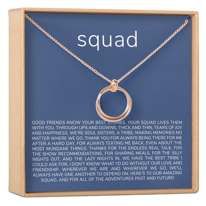 Squad Necklace, Multiple Styles