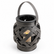 Basket Weave Lantern with LED Candle