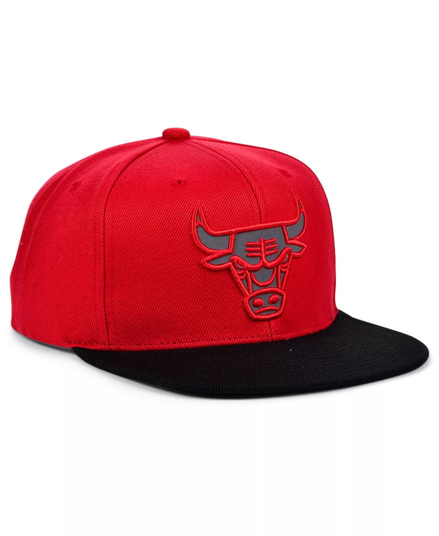 Men's Mitchell & Ness NBA Team Reflective Snapback Bulls