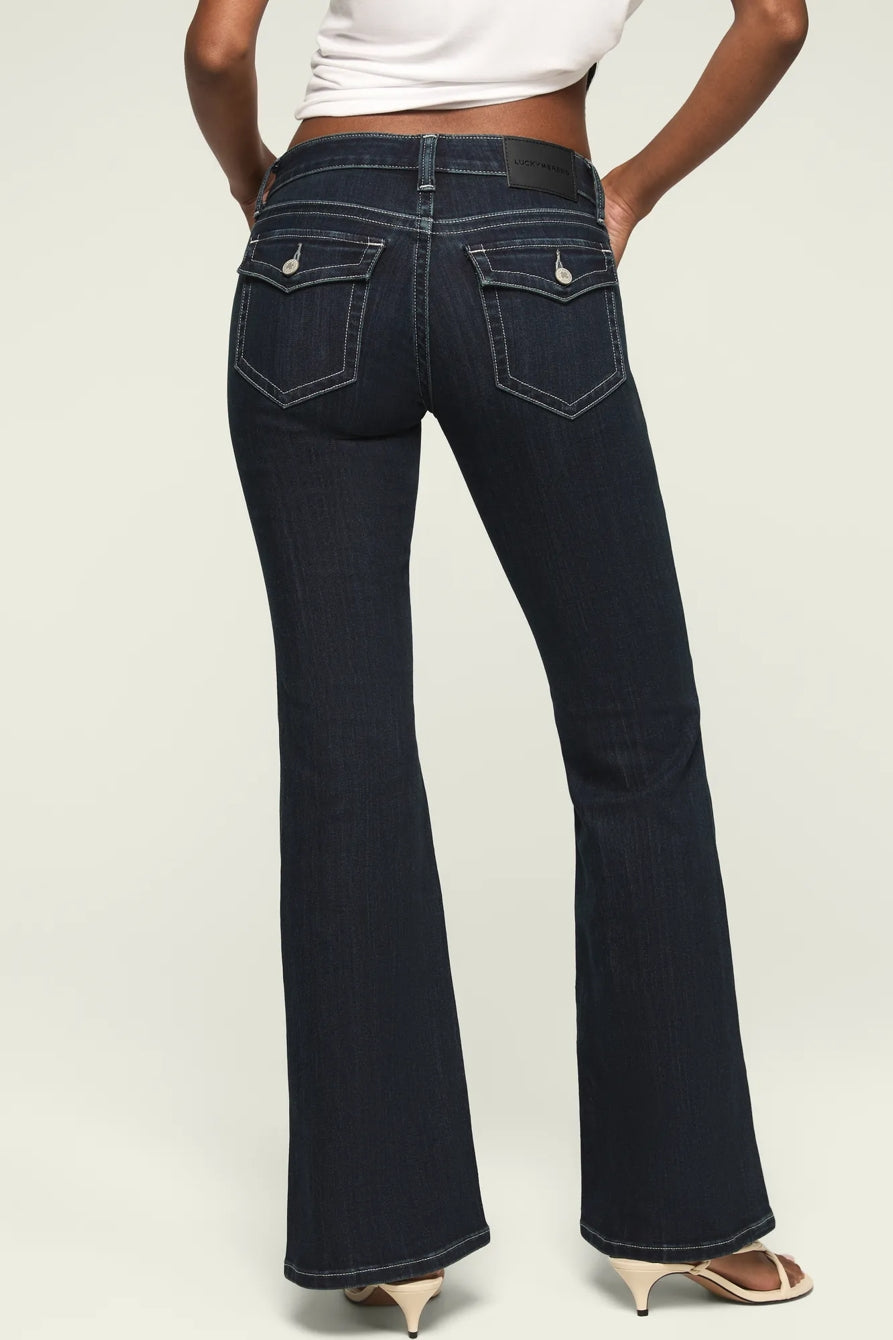 Lucky Brand Women's Low Rise Flare - Late at Night Wash