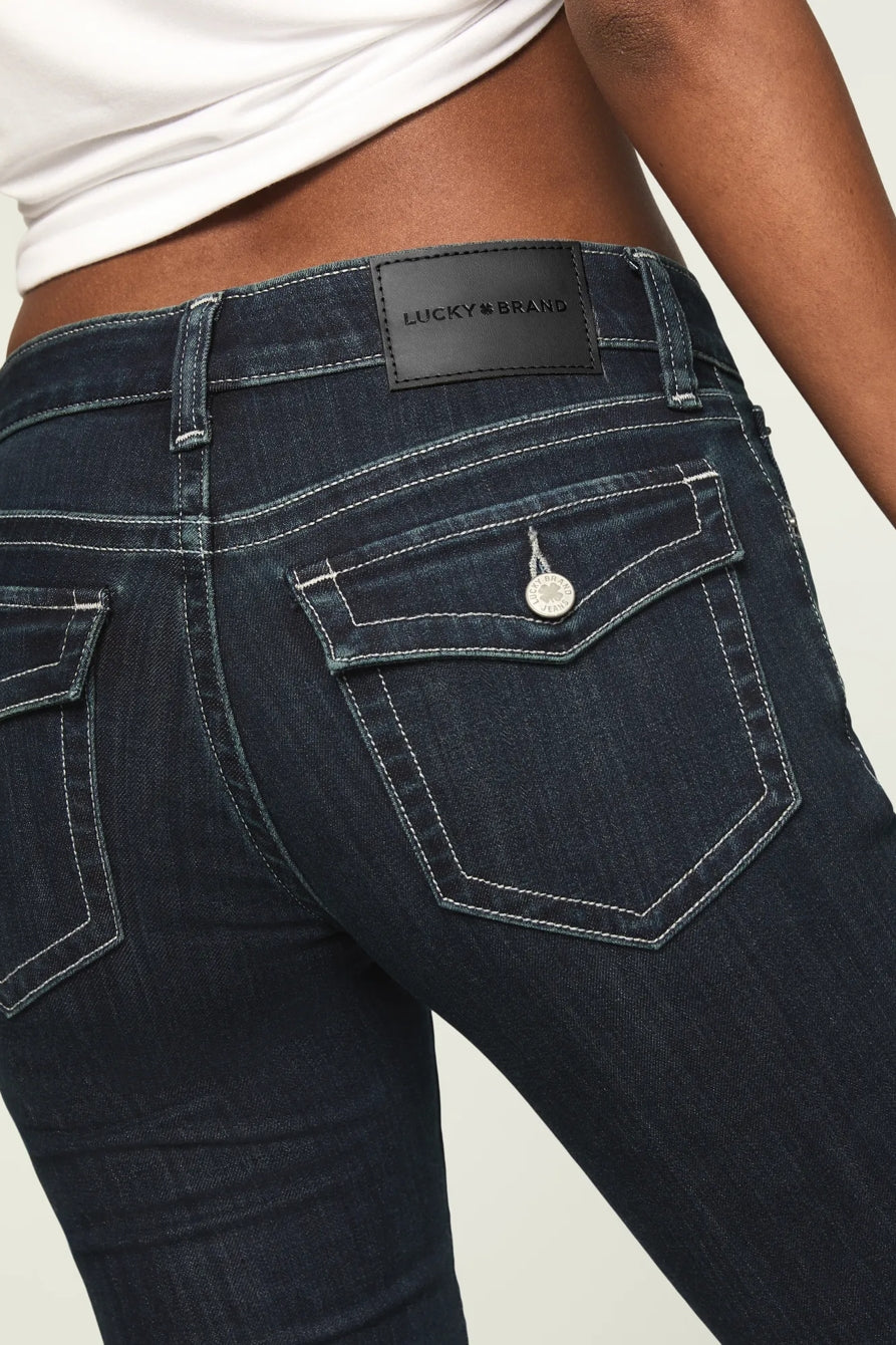 Lucky Brand Women's Low Rise Flare - Late at Night Wash