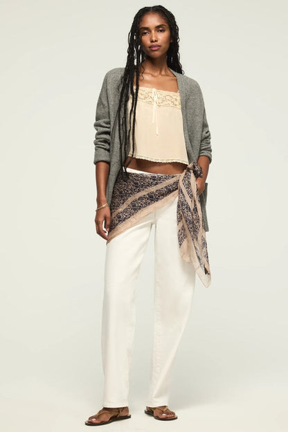 Lucky Brand Women's the Baggy - White Lies Wash
