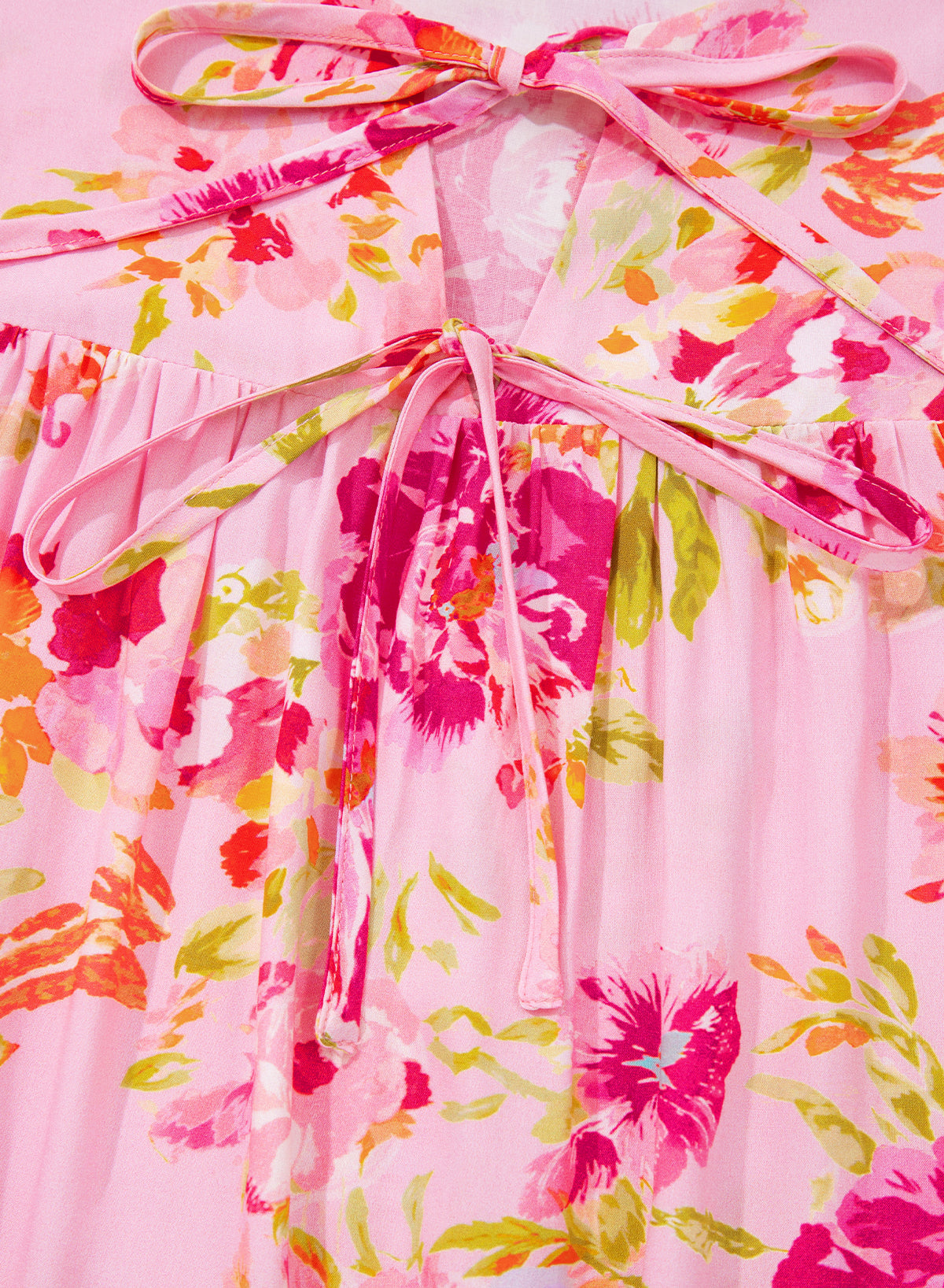 Threaded Pear Nicole Puffy Half Sleeve Blouse