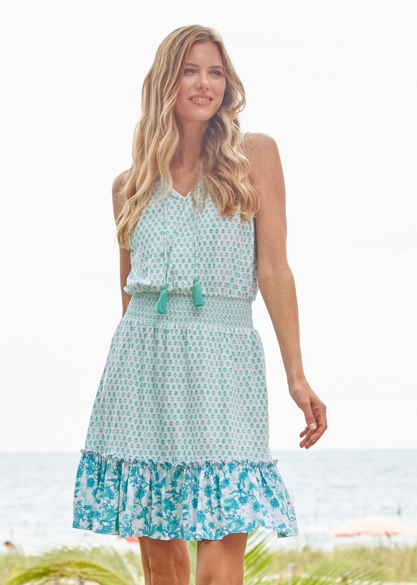 Rosebay Smocked Waist Dress M