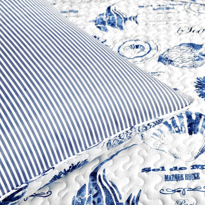 Harbor Life Reversible Quilt Set