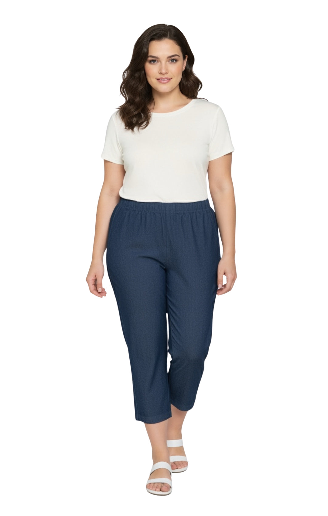 Women's Stretch Denim Capris– Lightweight Stretch