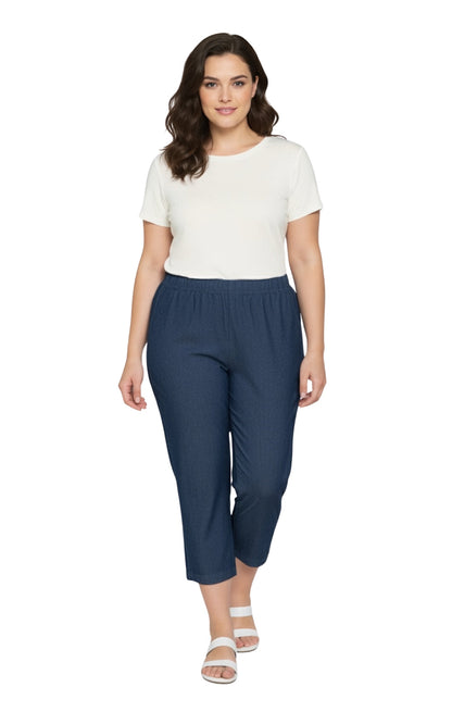 Women's Stretch Denim Capris– Lightweight Stretch
