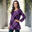 Purple and White