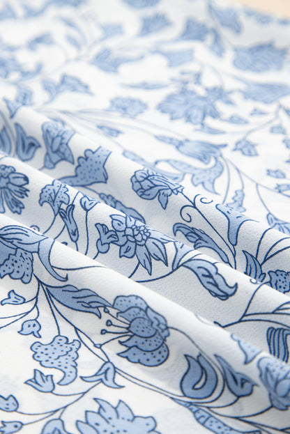 Threaded Pear Avianna Print Fantasy Fluttering Blouse
