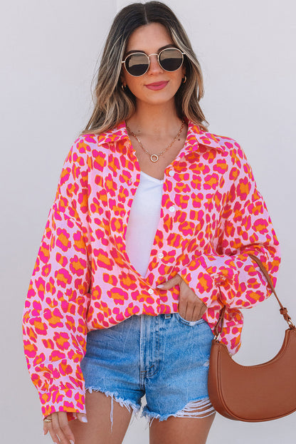 Threaded Pear Harmoni Printed Up Loose Shirt