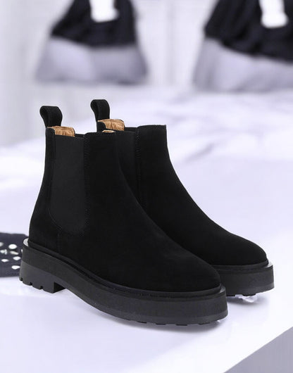 Womens & Other Stories Chunky Nubuck Chelsea Boots