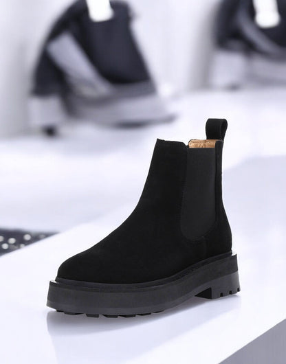 Womens & Other Stories Chunky Nubuck Chelsea Boots