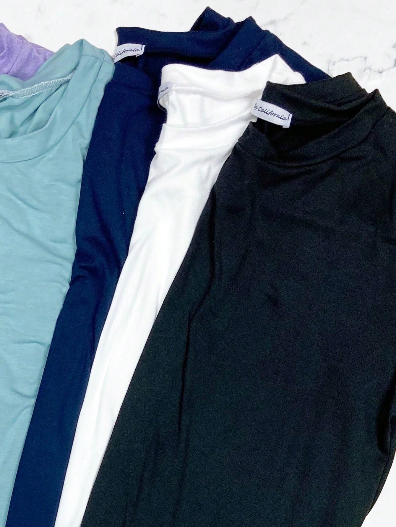 Soft Solid Side Slit High Low Tops For Leggings Shorts And Jeans  | 7 Colors | S-3X
