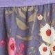 Purple Ivory Black Tiered Floral Double Ruffle Flounce Sleeve Midi Classic Dress Small To 3XL Plus