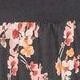 Purple Ivory Black Tiered Floral Double Ruffle Flounce Sleeve Midi Classic Dress Small To 3XL Plus
