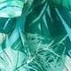 Green Pink Mint Ditsy Floral Leaves Tropical  Halter Neck Tie Sash Waist Ruffle Tiered Midi Dress Swing Southern Cruise Dress | Small -3 XL Plus