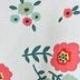 Boho Casual Red Black Ditsy Floral Tank Cami Romper Short Sleeve