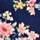 Boho Retro Knee Length Skirt Ditsy Floral