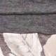 Floral Drawstring Fold Over Band Wide Leg Lounge Pants