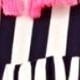 Boho Retro Stripe Pink Tassel Rayon Cool Smooth Soft Tunic Dress Top Shirt Blouse