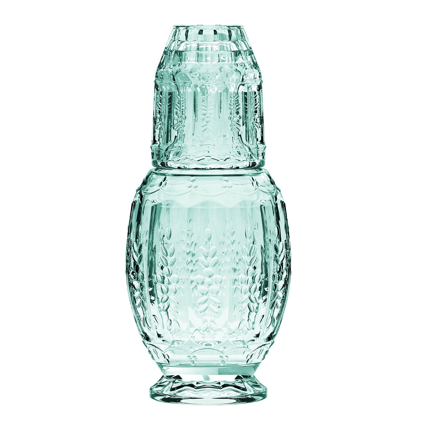 Jay Companies Vintage Light Green Water Carafe With Tumbler 33.08Oz.